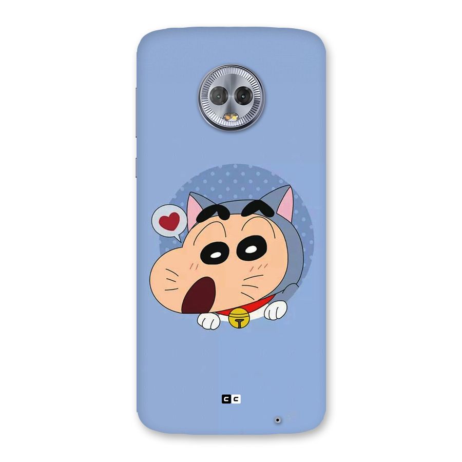 Cat Shinchan Back Case for Moto G6 Plus