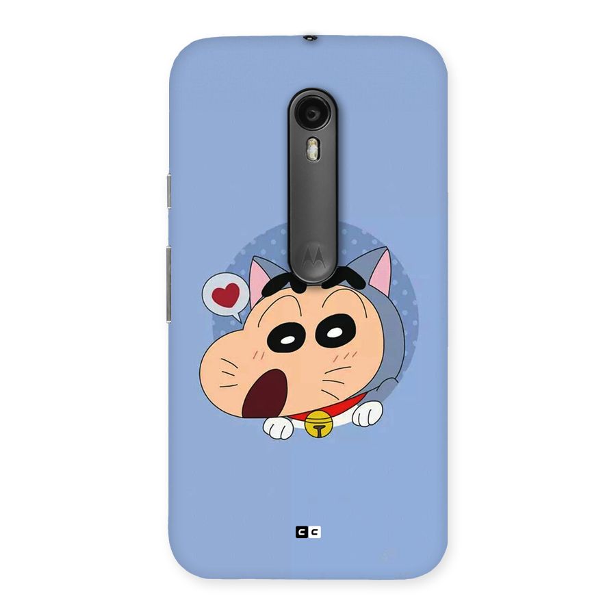 Cat Shinchan Back Case for Moto G Turbo