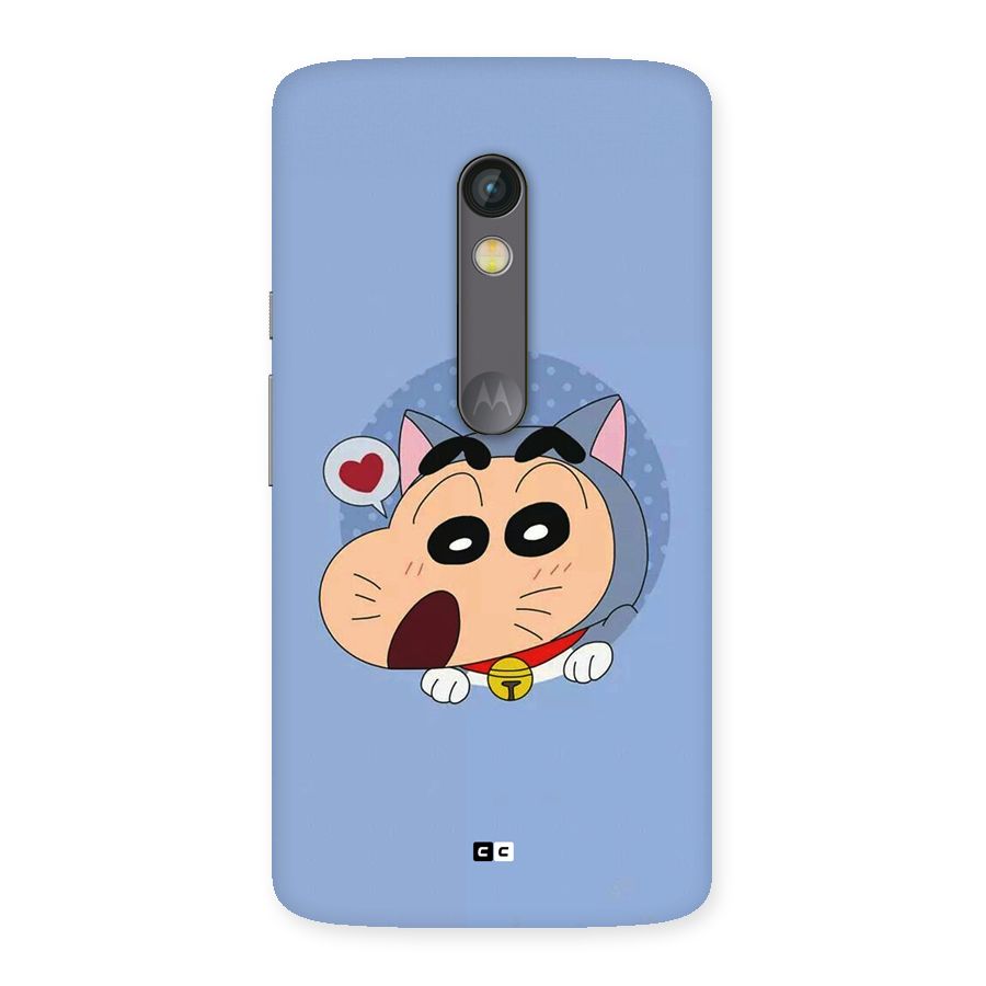 Cat Shinchan Back Case for Moto X Play