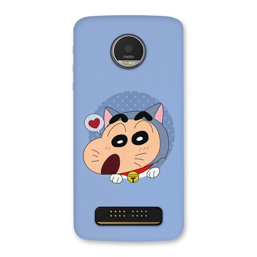 Cat Shinchan Back Case for Moto Z Play