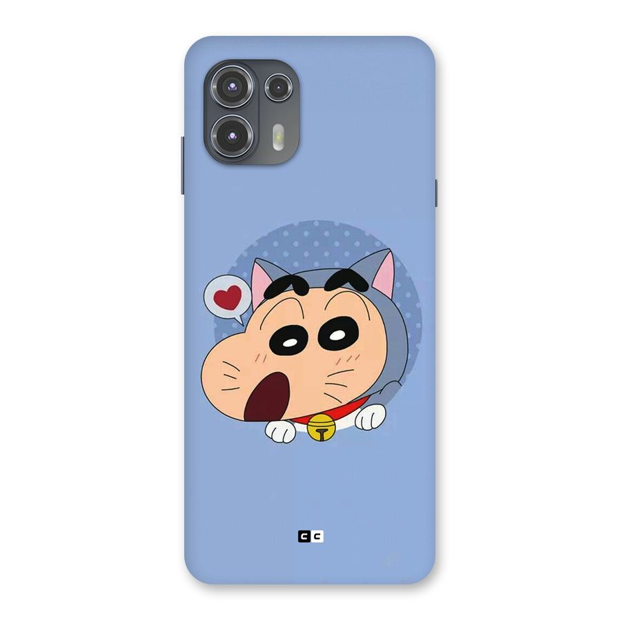 Cat Shinchan Back Case for Motorola Edge 20 Fusion