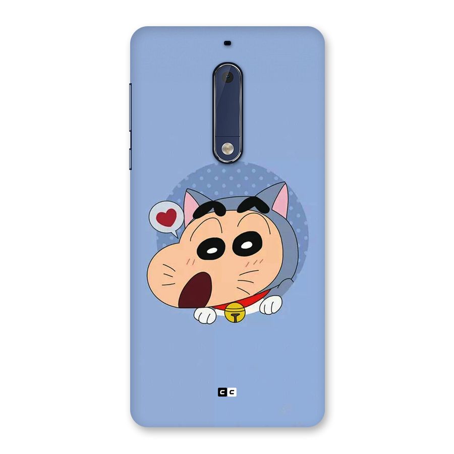 Cat Shinchan Back Case for Nokia 5