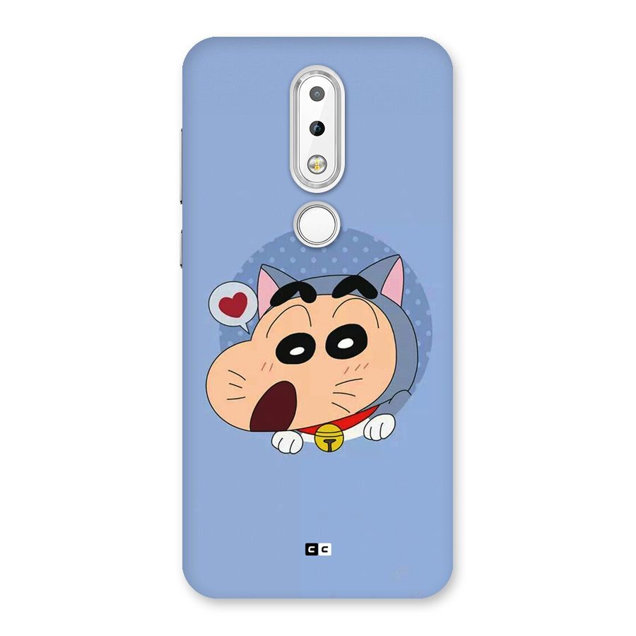 Cat Shinchan Back Case for Nokia 6.1 Plus