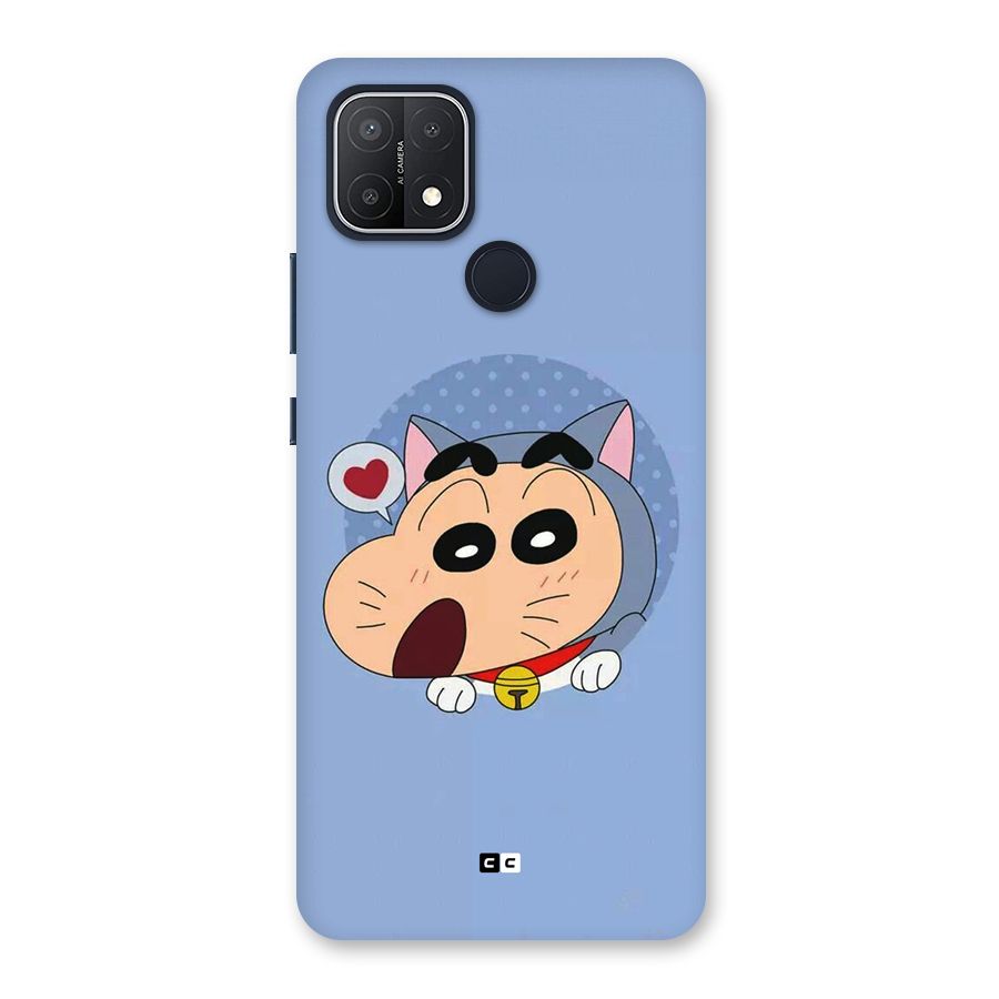 Cat Shinchan Back Case for Oppo A15s