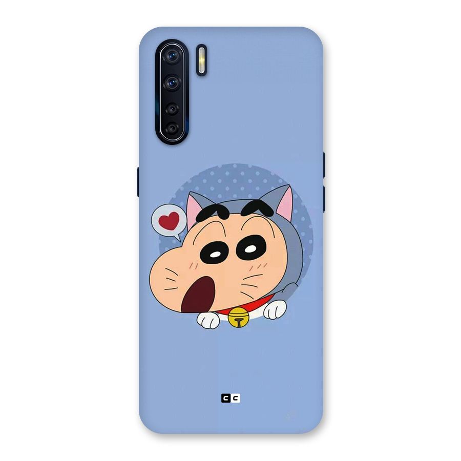 Cat Shinchan Back Case for Oppo F15