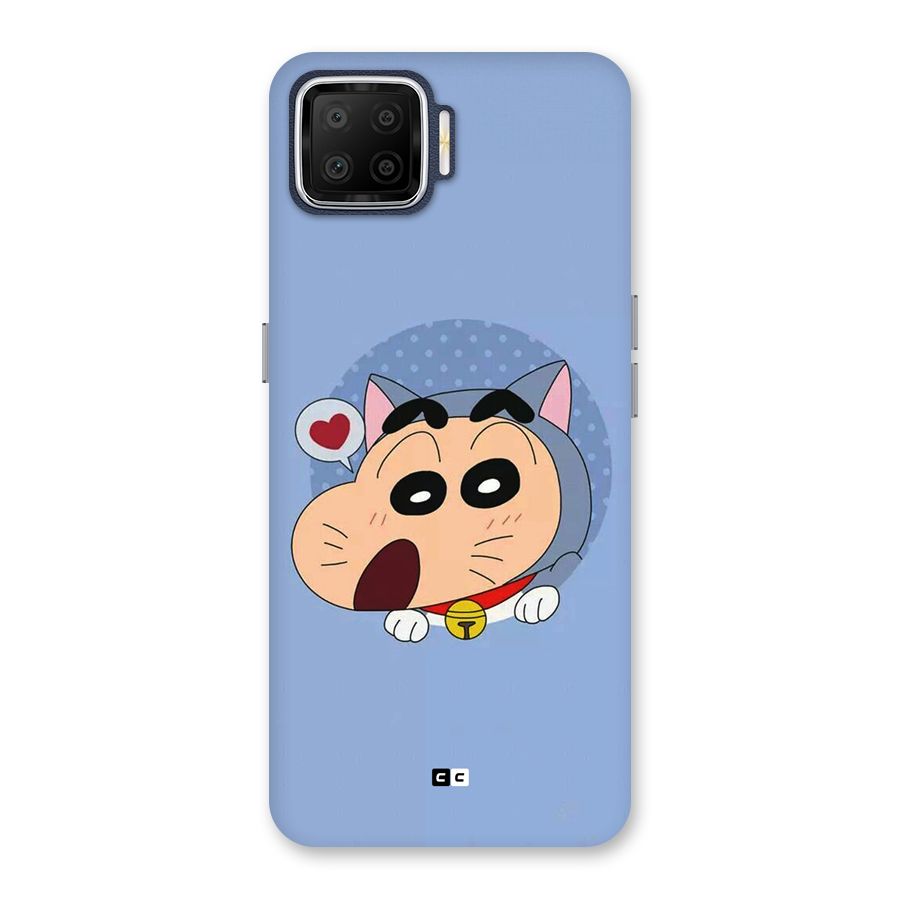 Cat Shinchan Back Case for Oppo F17