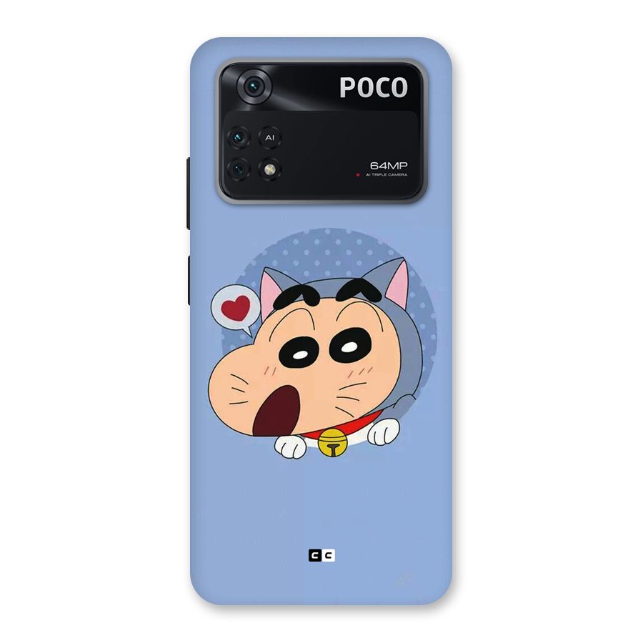 Cat Shinchan Back Case for Poco M4 Pro 4G
