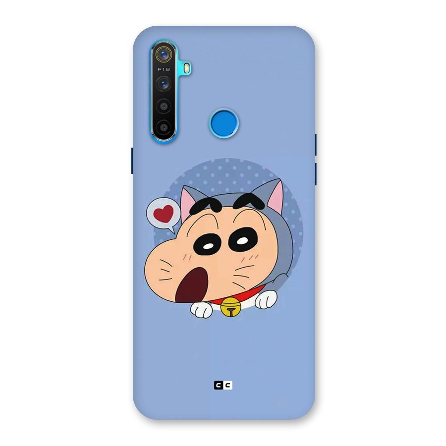 Cat Shinchan Back Case for Realme 5