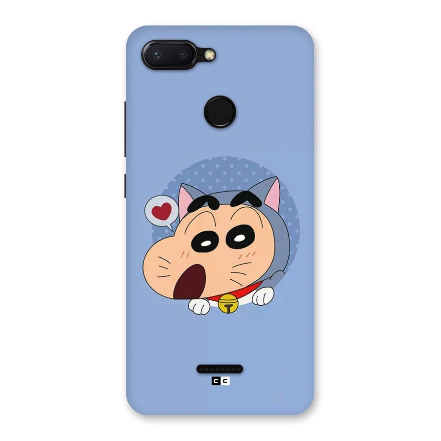 Cat Shinchan Back Case for Redmi 6