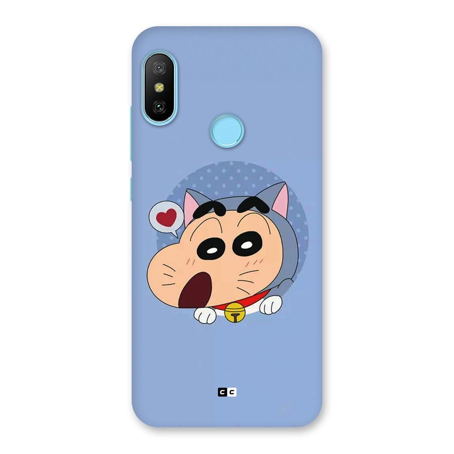 Cat Shinchan Back Case for Redmi 6 Pro
