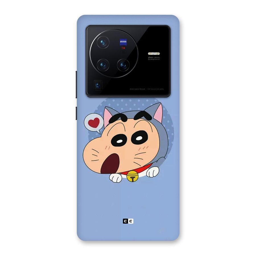 Cat Shinchan Back Case for Vivo X80 Pro
