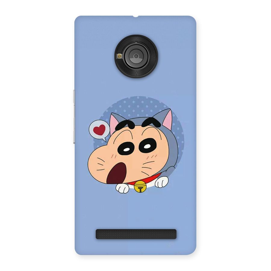 Cat Shinchan Back Case for Yuphoria