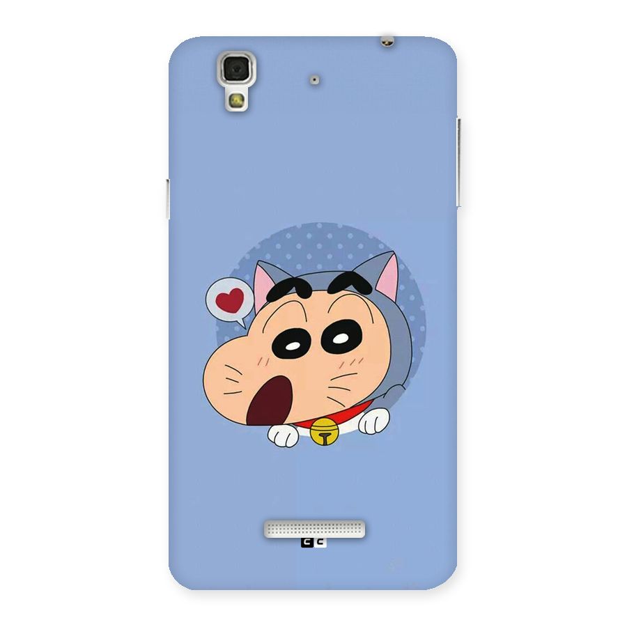 Cat Shinchan Back Case for Yureka