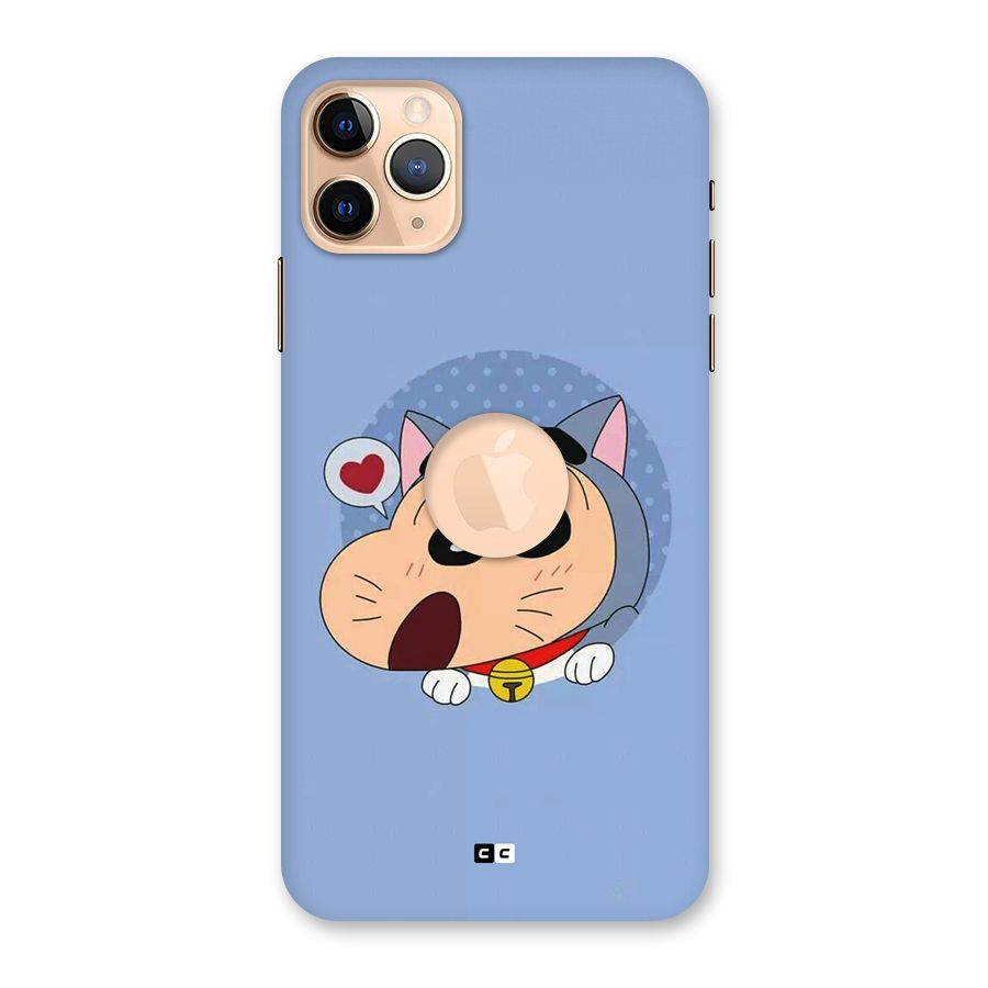 Cat Shinchan Back Case for iPhone 11 Pro Max Logo Cut