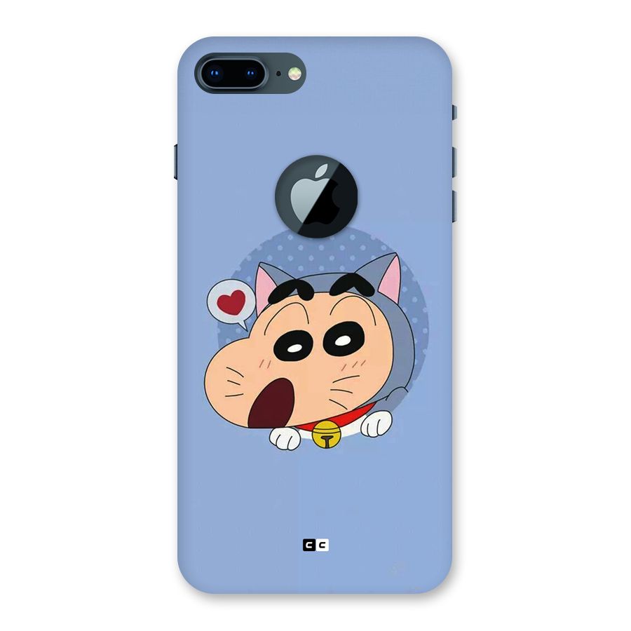 Cat Shinchan Back Case for iPhone 7 Plus Logo Cut
