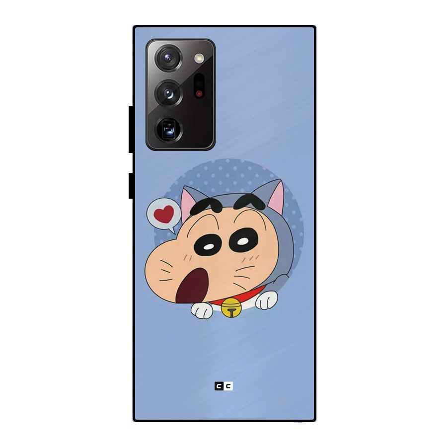 Cat Shinchan Metal Back Case for Galaxy Note 20 Ultra 5G