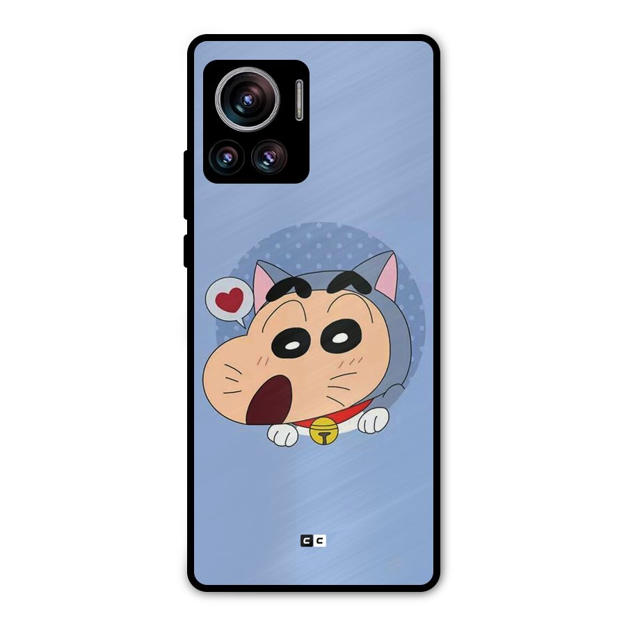 Cat Shinchan Metal Back Case for Motorola Edge 30 Ultra