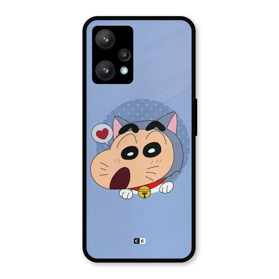 Cat Shinchan Metal Back Case for Realme 9 Pro Plus 5G