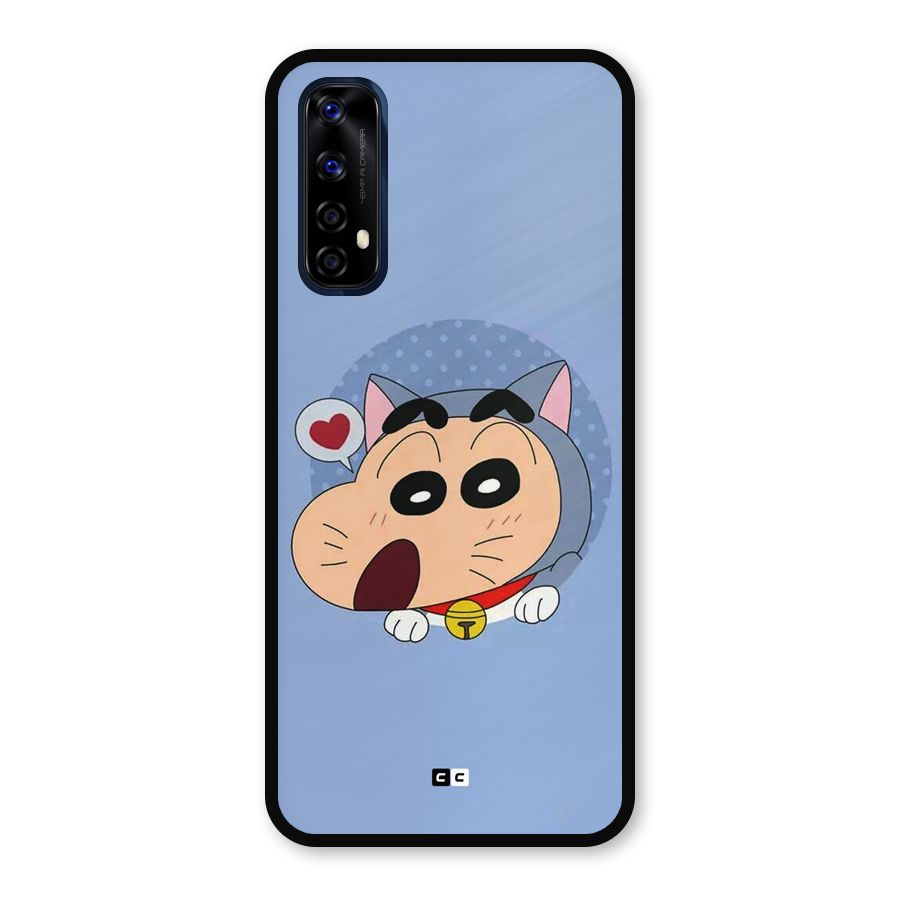 Cat Shinchan Metal Back Case for Realme Narzo 20 Pro