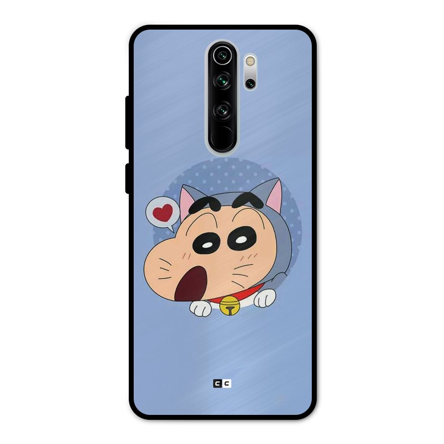 Cat Shinchan Metal Back Case for Redmi Note 8 Pro