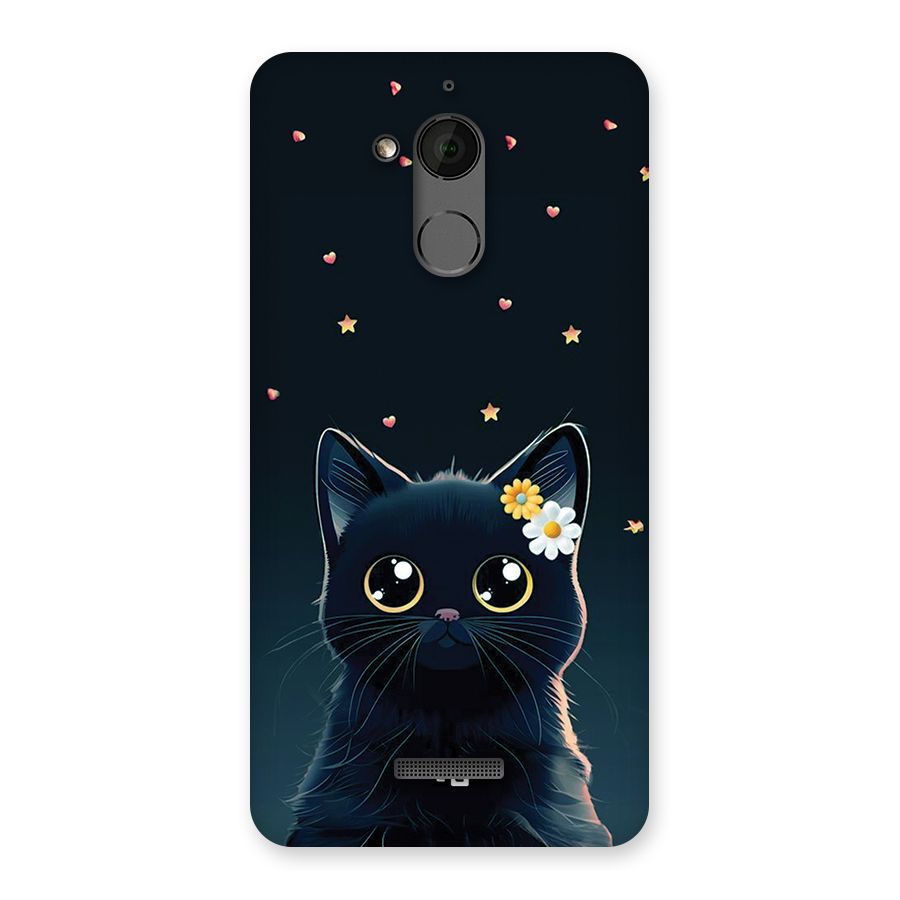 Cat With Flowers Back Case for Coolpad Note 5