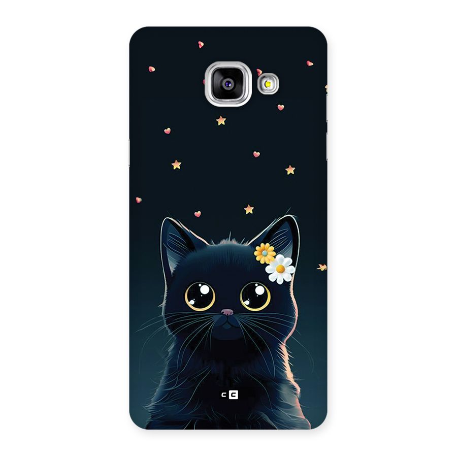 Cat With Flowers Back Case for Galaxy A5 (2016)