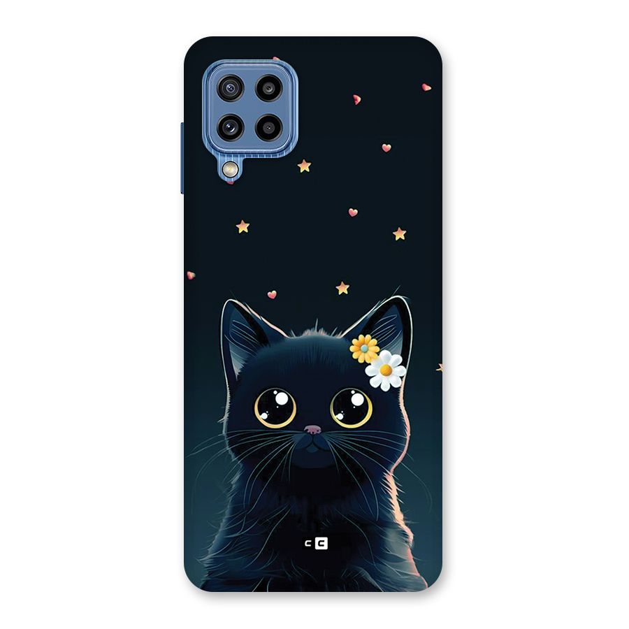 Cat With Flowers Back Case for Galaxy M32