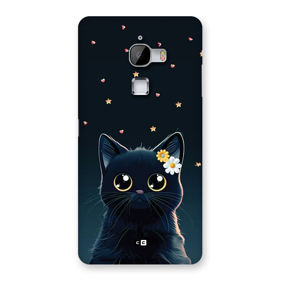 Cat With Flowers Back Case for LeTV Le Max