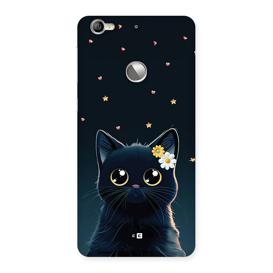 Cat With Flowers Back Case for Le 1S