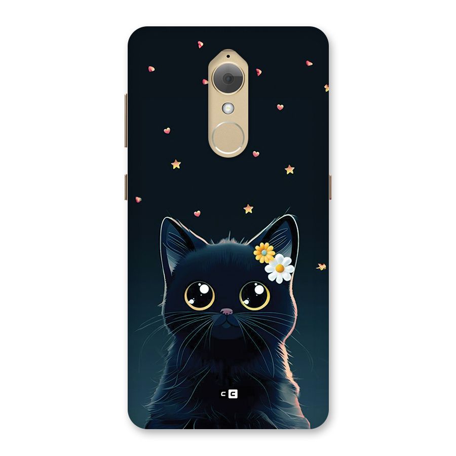 Cat With Flowers Back Case for Lenovo K8