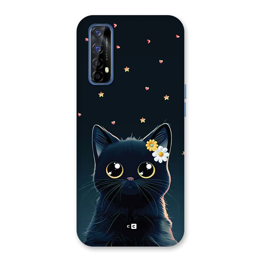 Cat With Flowers Back Case for Realme 7