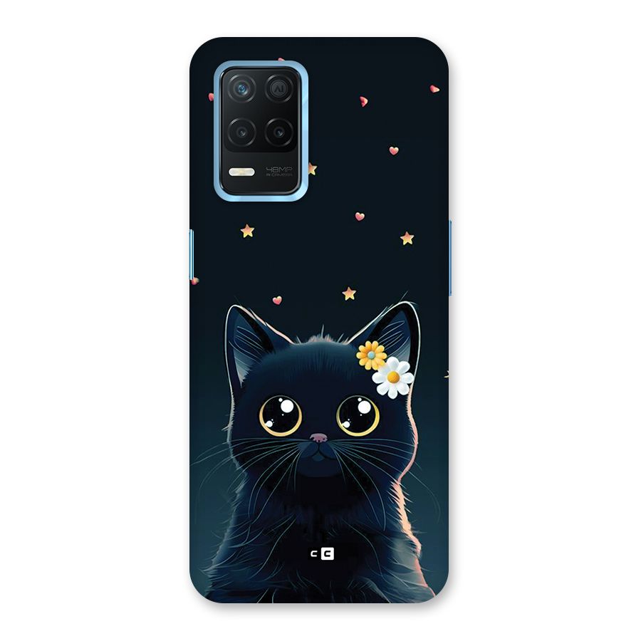 Cat With Flowers Back Case for Realme 8s 5G