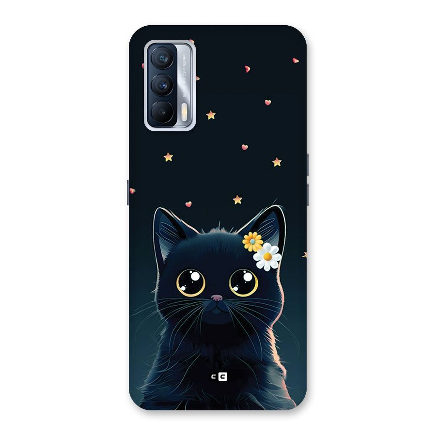 Cat With Flowers Back Case for Realme X7
