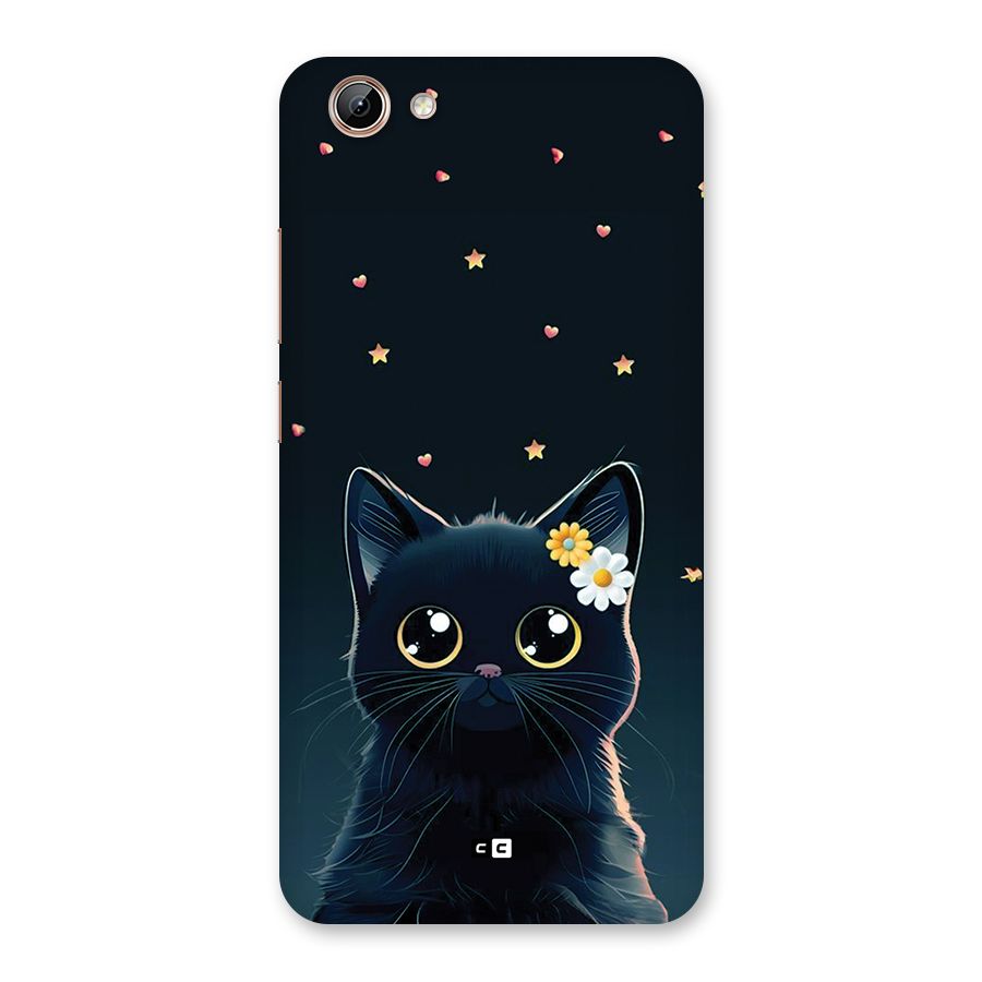 Cat With Flowers Back Case for Vivo Y71i