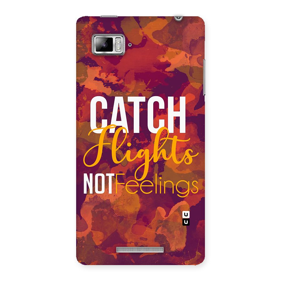 Catch Flights Not Feelings Back Case for Lenovo Vibe Z K910