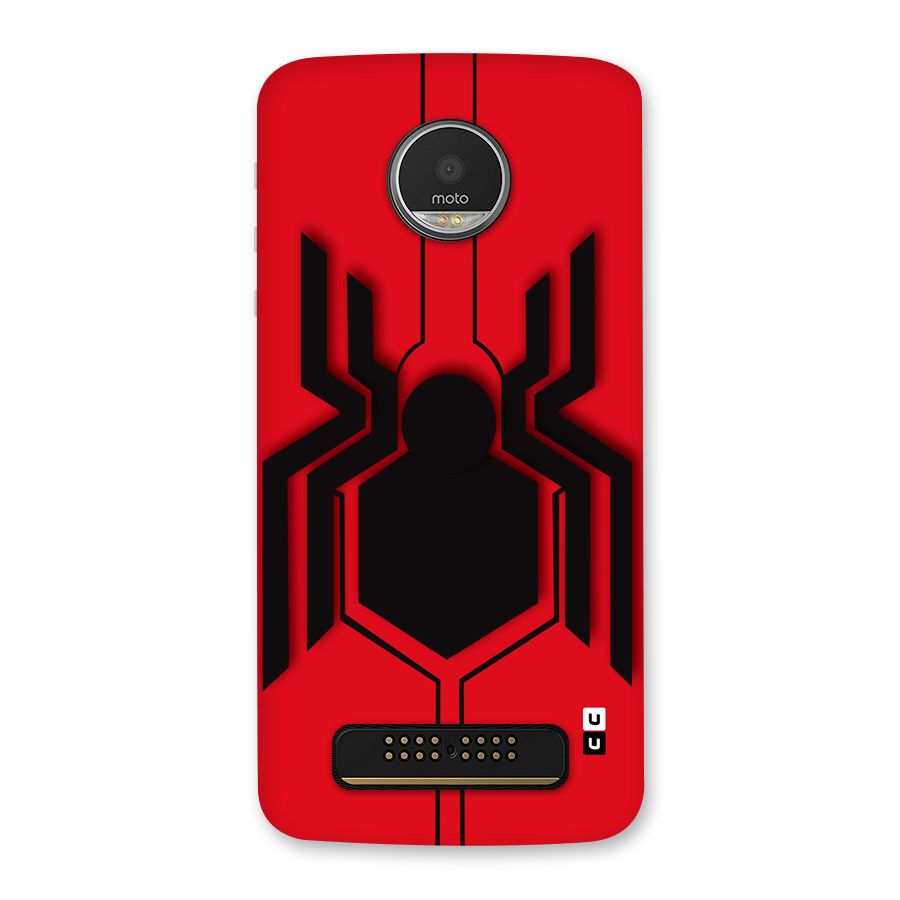 Center Spider Back Case for Moto Z Play