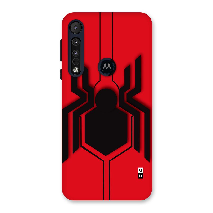 Center Spider Back Case for Motorola One Macro