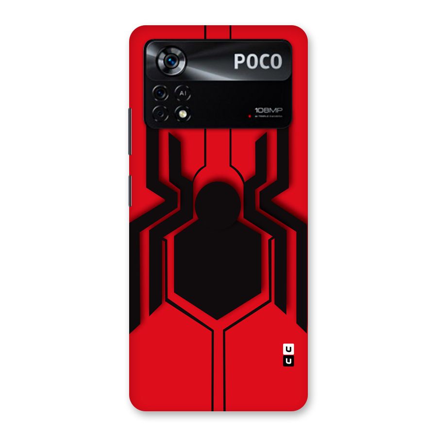 Center Spider Back Case for Poco X4 Pro 5G