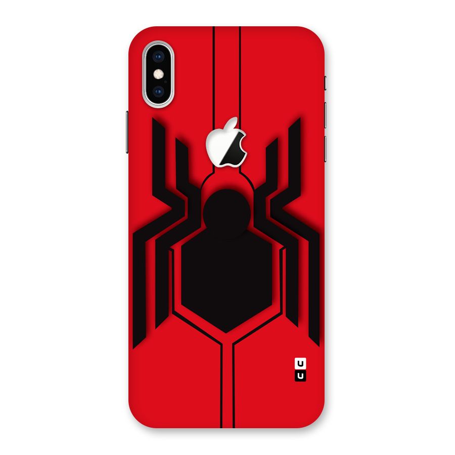 Center Spider Back Case for iPhone XS Max Apple Cut