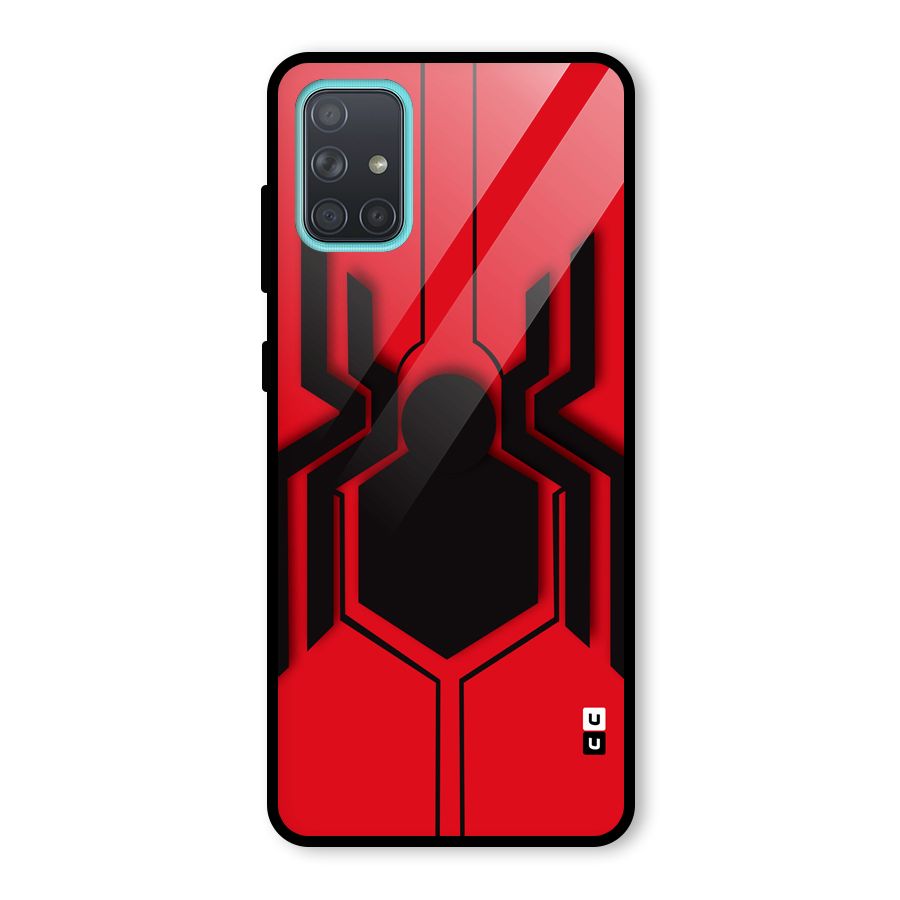 Center Spider Glass Back Case for Galaxy A71