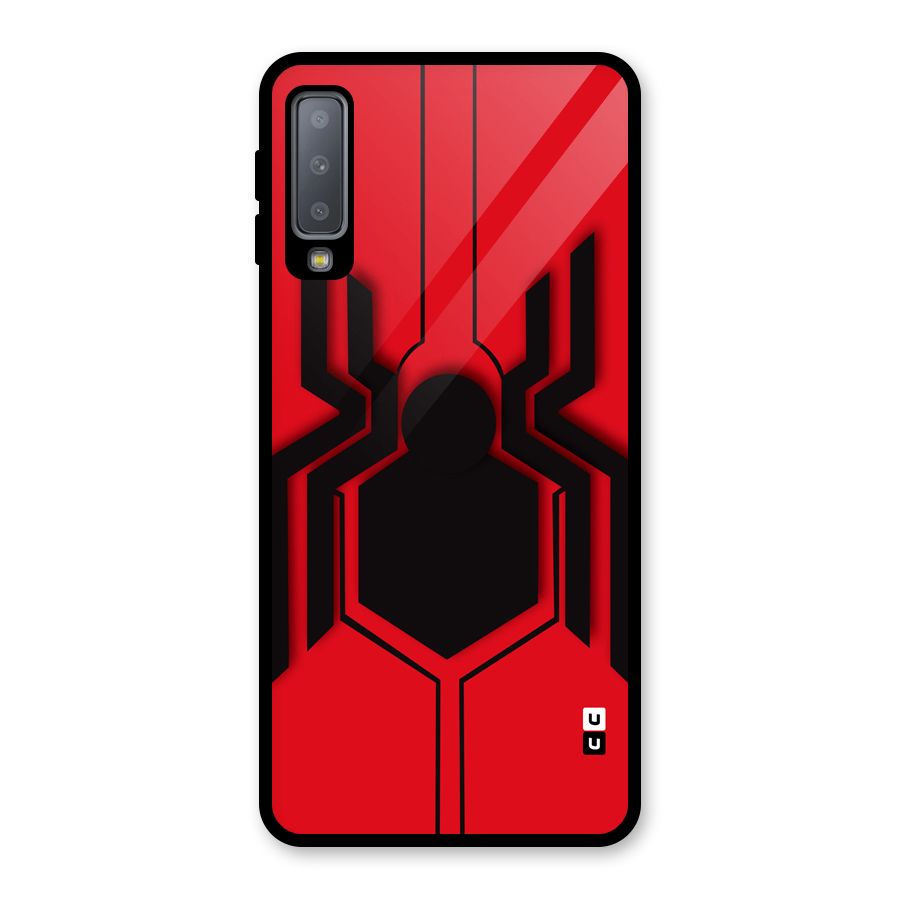 Center Spider Glass Back Case for Galaxy A7 (2018)