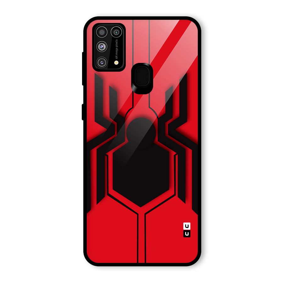 Center Spider Glass Back Case for Galaxy M31