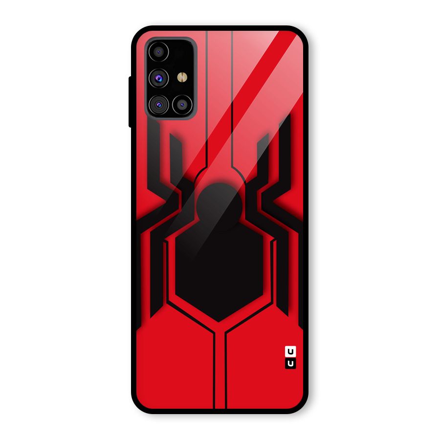Center Spider Glass Back Case for Galaxy M31s