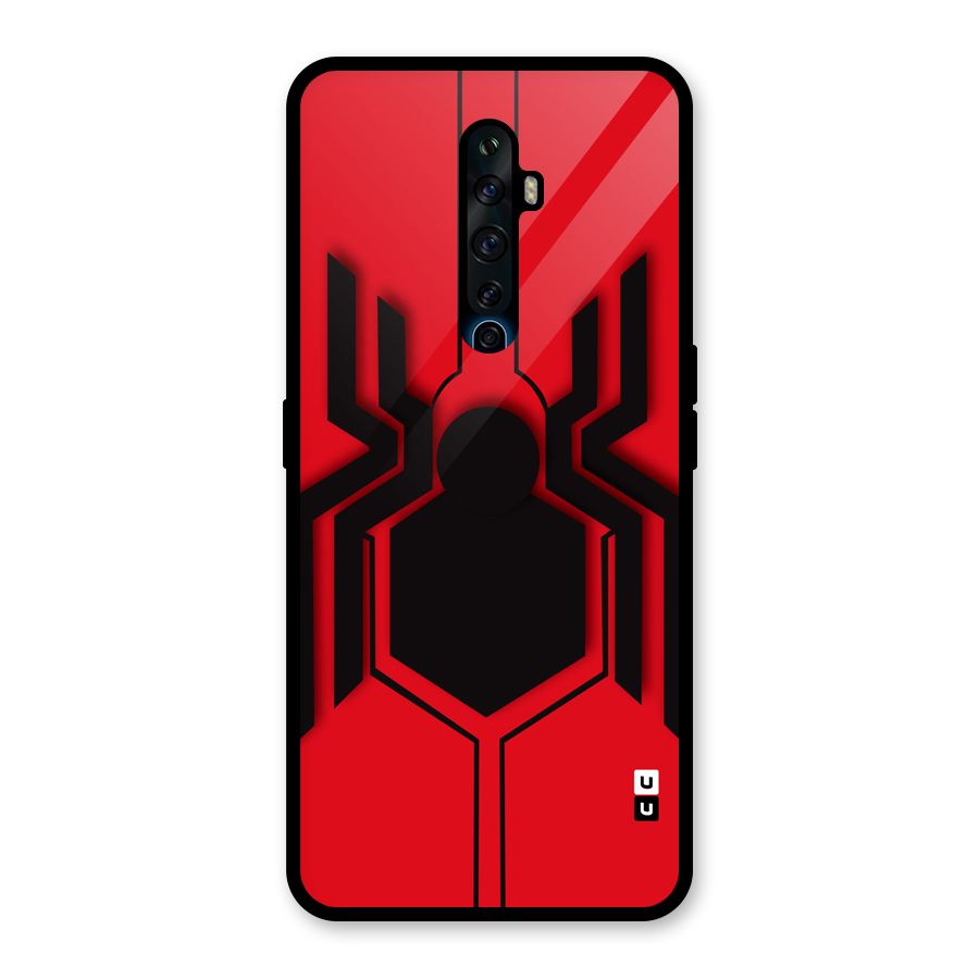 Center Spider Glass Back Case for Oppo Reno2 F