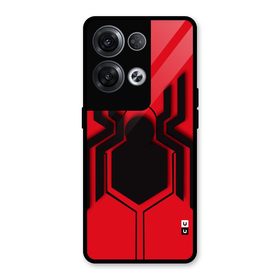 Center Spider Glass Back Case for Oppo Reno8 Pro 5G
