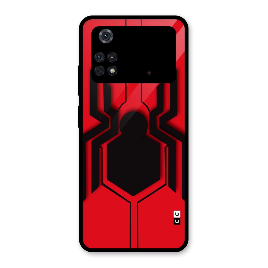 Center Spider Glass Back Case for Poco M4 Pro 4G