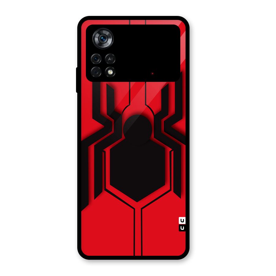 Center Spider Glass Back Case for Poco X4 Pro 5G