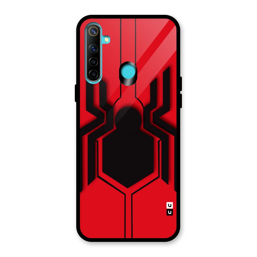 Center Spider Glass Back Case for Realme 5i