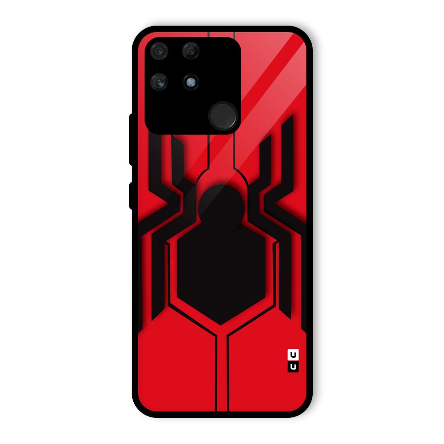 Center Spider Glass Back Case for Realme Narzo 50A