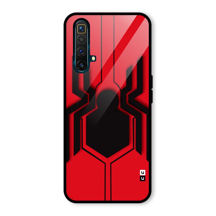 Center Spider Glass Back Case for Realme X3